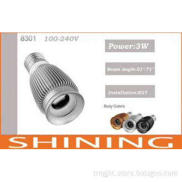 Wall Mounted 3W Epistar Focusable LED light 60265lm For Hom